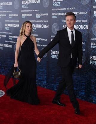 April 15, 2023, Los Angeles, CA, USA: Shauna Robertson and Edward Norton attend the 9th Annual Breakthrough Prize Ceremony at the Academy Museum of Motion Pictures on April 15, 2023 in Los Angeles, California. Los Angeles USA - ZUMAs181 20230415_zea_s181_171 Copyright: xCraSHx