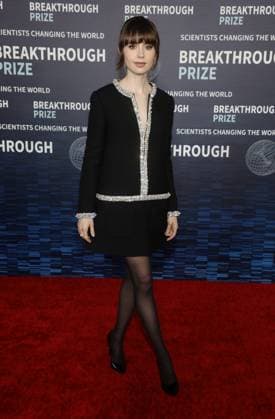 9th Annual Breakthrough Prize Ceremony at the Academy Museum of Motion Pictures. Featuring: Lily Collins Where: Los Angeles, California, United States When: 16 Apr 2023 Credit: Faye s Vision Cover Images Copyright: xx 52620260 EDITORIAL USE ONLY. NOT FOR USE BY NEWSPAPERS BASED IN THE UK.