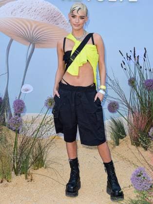 REVOLVE Festival 2023 Dixie D Amelio arrives at the REVOLVE Festival 2023 celebrating the 20th Anniversary of REVOLVE in partnership with The h.wood Group on April 15, 2023 in Thermal, Coachella Valley, Riverside County, California, United States. Thermal, Coachella Valley, Riverside County, California California United States  Copyright: xImagexPressxAgencyx originalFilename: collin-revolvef230415_npDIH.jpg