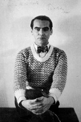 RECORD DATE NOT STATED Federico Garcia Lorca. Federico Garcia Lorca. Copyright: 972_ML_05_W361982