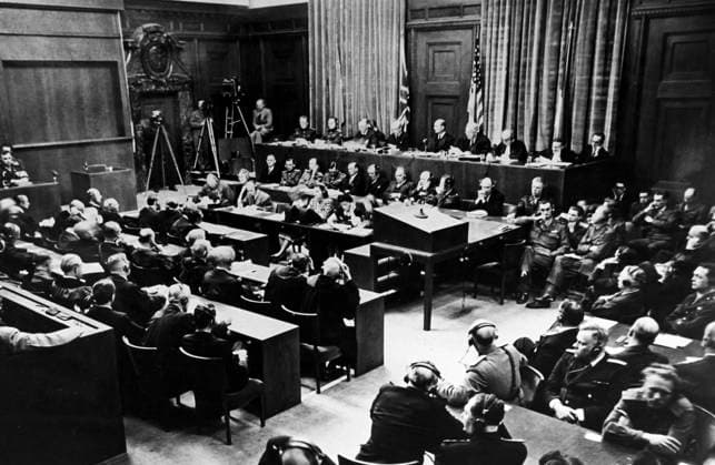 RECORD DATE NOT STATED Nuremberg Trial. Nuremberg Trial, 1946. Copyright: 972_ML_05_W496142