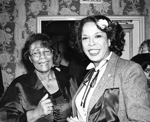 RECORD DATE NOT STATED Ella Fitzgerald and Della Reese. Ella Fitzgerald and Della Reese, 70s. Copyright: 972_ML_05_W695524