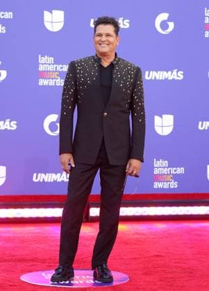 Carlos Vives attends the 8th annual Latin American Music Awards at the MGM Grand Garden Arena in Las Vegas on Thursday, April 20, 2023. The annual event honors outstanding achievements for artists in the Latin music industry.  LAV2023042173 JAMESxATOA