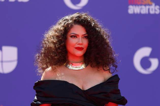 Mexican model Ana Patricia Gámez poses on the red carpet of the Latin American Music Awards (Latin AMAs) at the MGM Grand Garden Arena in Las Vegas, Nevada, USA, 20 April 2023. Featuring Bad Bunny, Becky G and Daddy Yankee as favorites, this year s nominations highlight artists spanning all genres of Latin music in 26 categories. Red carpet of the Latin AMAs Awards in Las Vegas !ACHTUNG: NUR REDAKTIONELLE NUTZUNG!  Copyright: xRondaxChurchillx USA6309 20230421-f6612689a901558b284c9bca1f989184934ee9b7