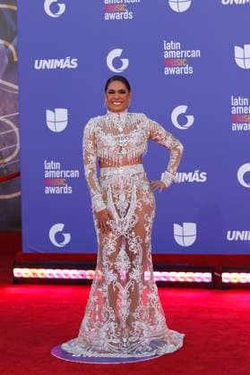 Mexican actress Galilea Montijo pose on the red carpet of the Latin American Music Awards (Latin AMAs) at the MGM Grand Garden Arena in Las Vegas, Nevada, USA, 20 April 2023. Featuring Bad Bunny, Becky G and Daddy Yankee as favorites, this year s nominations highlight artists spanning all genres of Latin music in 26 categories. Red carpet of the Latin AMAs Awards in Las Vegas !ACHTUNG: NUR REDAKTIONELLE NUTZUNG!  Copyright: xRondaxChurchillx USA6348 20230421-766feb74a771902d9cb764a12e77243afdb0d616