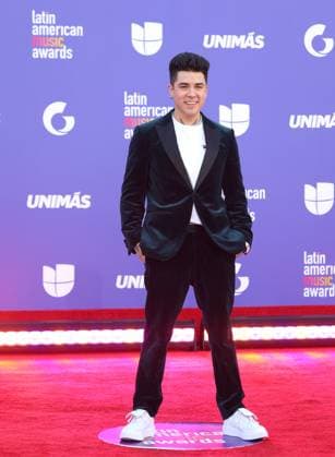 Mario Bautista attends the 8th annual Latin American Music Awards at the MGM Grand Garden Arena in Las Vegas on Thursday, April 20, 2023. The annual event honors outstanding achievements for artists in the Latin music industry.  LAV2023042245 JAMESxATOA