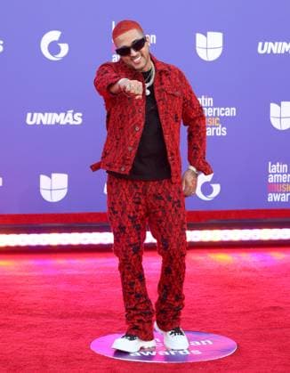 Wanton chulito attends the 8th annual Latin American Music Awards at the MGM Grand Garden Arena in Las Vegas on Thursday, April 20, 2023. The annual event honors outstanding achievements for artists in the Latin music industry.  LAV2023042190 JAMESxATOA