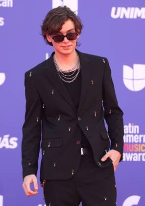 Sebastian attends the 8th annual Latin American Music Awards at the MGM Grand Garden Arena in Las Vegas on Thursday, April 20, 2023. The annual event honors outstanding achievements for artists in the Latin music industry.  LAV2023042272 JAMESxATOA