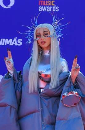April 20, 2023, Las Vegas, Nevada, USA: Mar Sous on the red carpet of the 2023 Latin American Music Awards held on Thursday April 20, 2023 at the MGM Grand in Las Vegas, Nevada. PI Las Vegas USA - ZUMAp124 1028403029st Copyright: xJAVIERxROJASx