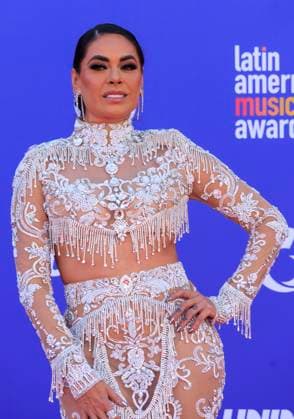 April 20, 2023, Las Vegas, Nevada, USA: Galilea Montijo on the red carpet of the 2023 Latin American Music Awards held on Thursday April 20, 2023 at the MGM Grand in Las Vegas, Nevada. PI Las Vegas USA - ZUMAp124 1028403203st Copyright: xJAVIERxROJASx