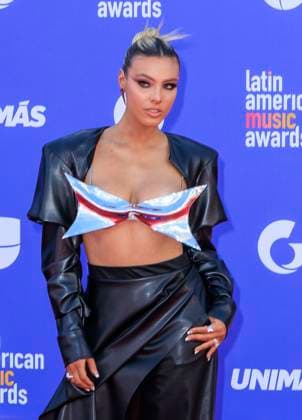 April 20, 2023, Las Vegas, Nevada, USA: Lele Pons on the red carpet of the 2023 Latin American Music Awards held on Thursday April 20, 2023 at the MGM Grand in Las Vegas, Nevada. PI Las Vegas USA - ZUMAp124 1028403211st Copyright: xJAVIERxROJASx