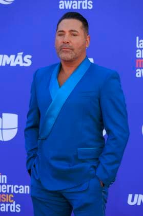 April 20, 2023, Las Vegas, Nevada, USA: Oscar de la Hoya on the red carpet of the 2023 Latin American Music Awards held on Thursday April 20, 2023 at the MGM Grand in Las Vegas, Nevada. PI Las Vegas USA - ZUMAp124 1028403353st Copyright: xJAVIERxROJASx