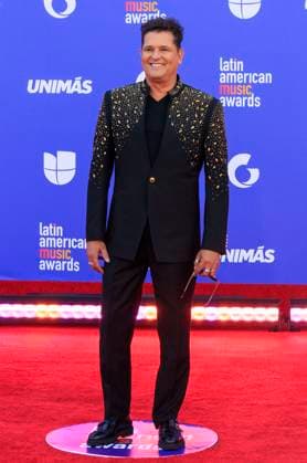 April 20, 2023, Las Vegas, Nevada, USA: Carlos Vives on the red carpet of the 2023 Latin American Music Awards held on Thursday April 20, 2023 at the MGM Grand in Las Vegas, Nevada. PI Las Vegas USA - ZUMAp124 1028403411st Copyright: xJAVIERxROJASx