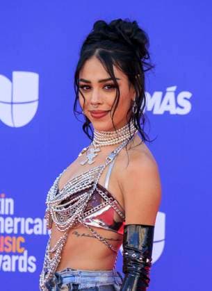 April 20, 2023, Las Vegas, Nevada, USA: Danna Paola on the red carpet of the 2023 Latin American Music Awards held on Thursday April 20, 2023 at the MGM Grand in Las Vegas, Nevada. PI Las Vegas USA - ZUMAp124 1028403538st Copyright: xJAVIERxROJASx
