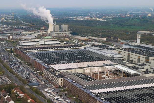 Hannover, Luftaufnahme, VW Werk Stöcken, Kraftwerk, *** Hanover, aerial view, VW plant Stöcken, power plant,
