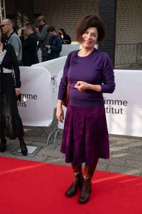 Daphne CHARIZANI, Regisseurin, Roter Teppich, Red Carpet Show, Ankunft, arrival, 59. Verleihung des Adolf-Grimme-Preises Adolf-Grimme-Preis Grimmepreis in Marl, 21.04.2023. oÂ¥Ã‚