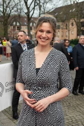Grimmepreis fuer NEULAND; Franziska Hartmann, Schauspielerin, Roter Teppich, Red Carpet Show, Ankunft, arrival, 59. Verleihung des Adolf-Grimme-Preises Adolf-Grimme-Preis Grimmepreis in Marl, 21.04.2023. oÂ¥Ã‚