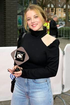 Jella Haase bei der 59. Verleihung des Grimme Preises 2023 im Theater der Stadt Marl. Marl, 21.04.2023