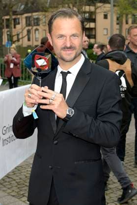 Philipp Hochmair bei der 59. Verleihung des Grimme Preises 2023 im Theater der Stadt Marl. Marl, 21.04.2023