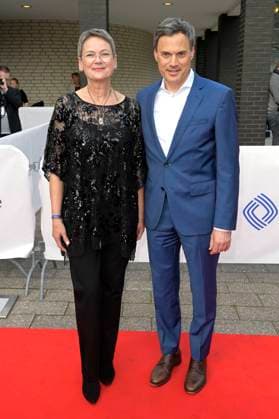 Frauke Gerlach und Norbert Himmler bei der 59. Verleihung des Grimme Preises 2023 im Theater der Stadt Marl. Marl, 21.04.2023