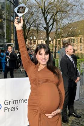 Almila Bagriacik bei der 59. Verleihung des Grimme Preises 2023 im Theater der Stadt Marl. Marl, 21.04.2023