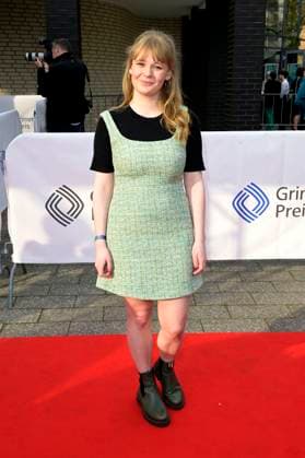 Gro Swantje Kohlhof bei der 59. Verleihung des Grimme Preises 2023 im Theater der Stadt Marl. Marl, 21.04.2023