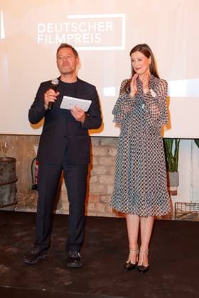Nominiertenabend des Deutschen Filmpreises Lola 2023 Florian Gallenberger und Alexandra Maria Lara beim Nominiertenabend des Deutschen Filmpreises Lola 2023 in der Fabrik 23 am 22.04.2023 in Berlin. Copyright: xEventpressxKochanx