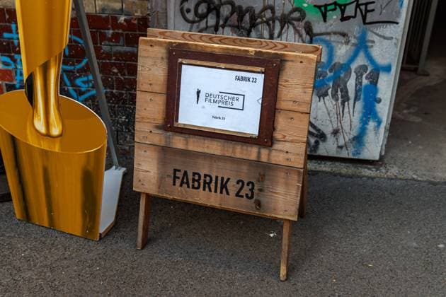 Nominiertenabend des Deutschen Filmpreises Lola 2023 GV Übersicht Aussenansicht vom Nominiertenabend des Deutschen Filmpreises Lola 2023 in der Fabrik 23 am 22.04.2023 in Berlin. Copyright: xEventpressxKochanx