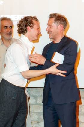Nominiertenabend des Deutschen Filmpreises Lola 2023 Felix Kammerer und Florian Gallenberger beim Nominiertenabend des Deutschen Filmpreises Lola 2023 in der Fabrik 23 am 22.04.2023 in Berlin. Copyright: xEventpressxKochanx