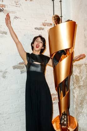 Nominiertenabend des Deutschen Filmpreises Lola 2023 Zar Amir Ebrahimi beim Nominiertenabend des Deutschen Filmpreises Lola 2023 in der Fabrik 23 am 22.04.2023 in Berlin. Copyright: xEventpressxKochanx