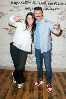 Nominiertenabend des Deutschen Filmpreises Lola 2023 Katja von Garnier und Vartan Bassil beim Nominiertenabend des Deutschen Filmpreises Lola 2023 in der Fabrik 23 am 22.04.2023 in Berlin. Copyright: xEventpressxKochanx