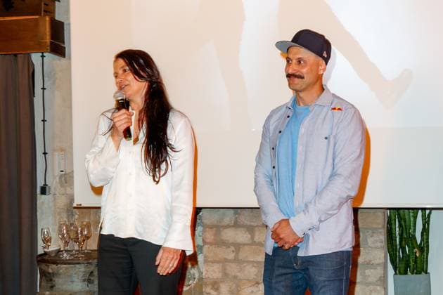 Nominiertenabend des Deutschen Filmpreises Lola 2023 Katja von Garnier und Vartan Bassil beim Nominiertenabend des Deutschen Filmpreises Lola 2023 in der Fabrik 23 am 22.04.2023 in Berlin. Copyright: xEventpressxKochanx