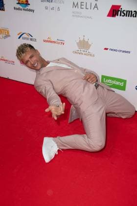 Emil KUSMIREK, Roter Teppich, Red Carpet Show, Ankunft, arrival, Die Goldene Sonne 2023, am 22.04.2023 im Wunderland Kalkar,