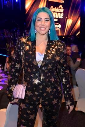 Kate Merlan bei der Verleihung der Goldenen Sonne 2023 während der Sonnenklar.TV Gala im Wunderland Kalkar. Kalkar, 22.04.2023