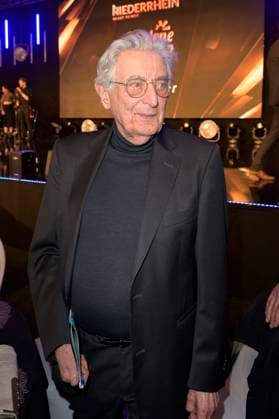 Gerhart Baum bei der Verleihung der Goldenen Sonne 2023 während der Sonnenklar.TV Gala im Wunderland Kalkar. Kalkar, 22.04.2023