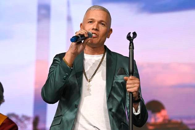 Dante Thomas bei der Verleihung der Goldenen Sonne 2023 während der Sonnenklar.TV Gala im Wunderland Kalkar. Kalkar, 22.04.2023