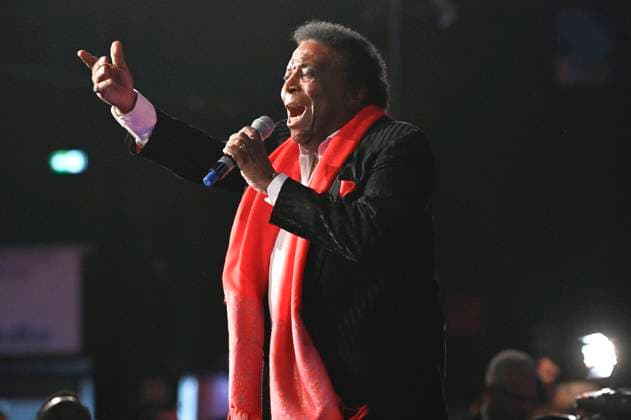 Roberto Blanco bei der Verleihung der Goldenen Sonne 2023 während der Sonnenklar.TV Gala im Wunderland Kalkar. Kalkar, 22.04.2023