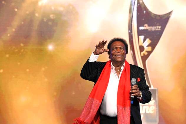 Roberto Blanco bei der Verleihung der Goldenen Sonne 2023 während der Sonnenklar.TV Gala im Wunderland Kalkar. Kalkar, 22.04.2023