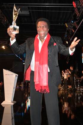 Roberto Blanco bei der Verleihung der Goldenen Sonne 2023 während der Sonnenklar.TV Gala im Wunderland Kalkar. Kalkar, 22.04.2023
