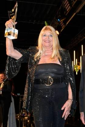Marlene Charell bei der Verleihung der Goldenen Sonne 2023 während der Sonnenklar.TV Gala im Wunderland Kalkar. Kalkar, 22.04.2023