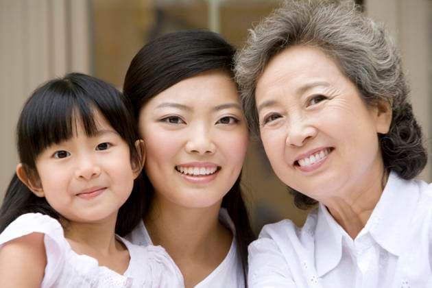 Portrait of a Chinese family Beijing China Copyright: xLanexOateyx bji01580015