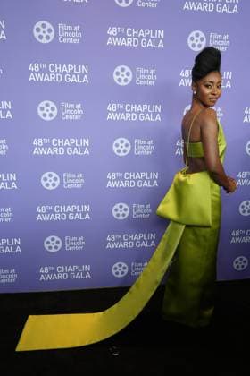 April 24, 2023, New York, NY, USA: JAYME LAWSON attends the 48th Chaplin Award Gala honoring Viola Davis, presented by Film at Lincoln Center,.Alice Tully Hall, Lincoln Center, NYCApril 24, 2023 .New York City..April 24, 2023. New York USA - ZUMAms4_ 20230424_zaf_ms4_020 Copyright: xSoniaxMoskowitzxGordonx