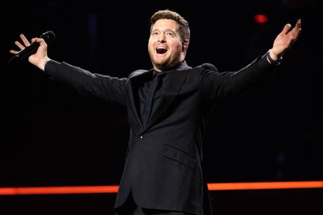 Bilder des Jahres 2023, Entertainment 04 April Entertainment Themen der Woche KW17 Michael Buble concert held at Leeds First Direct Arena. Featuring: Michael Buble Where: Leeds, United Kingdom When: 24 Apr 2023 Credit: Graham Finney Cover Images Copyright: xGrahamxFinneyx xCoverxImagesx 52649598 EDITORIAL USE ONLY. NOT FOR USE BY NEWSPAPERS BASED IN THE UK.