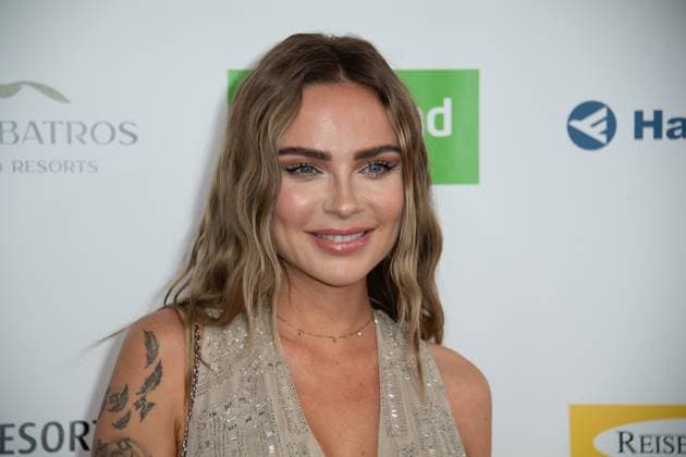 Natascha Jasmin BELL, TV Darstellerin, Roter Teppich, Red Carpet Show, Ankunft, arrival, Die Goldene Sonne 2023, am 22.04.2023 im Wunderland Kalkar,