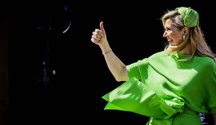 Bilder des Jahres 2023, Entertainment 04 April Entertainment Themen der Woche KW17 Entertainment Bilder des Tages ROTTERDAM - Queen Maxima during the celebration of King s Day in Rotterdam. The visit marked the tenth anniversary of Willem-Alexander s reign. ANP REMKO DE WAAL netherlands out - belgium out  Copyright: xx x467978319x originalFilename: 467978319.jpg