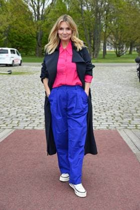 Bilder des Jahres 2023, Entertainment 04 April Entertainment Themen der Woche KW17 Entertainment Bilder des Tages Kim Fisher bei 50 JAHRE ZIEGLER FILM im Tipi am Kanzleramt in Berlin am 27.04.2023 *** Kim Fisher at 50 YEARS of ZIEGLER FILM at the Tipi am Kanzleramt in Berlin on 27 04 2023
