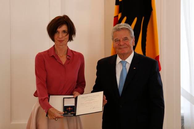 Order of Merit on the Day of German Unity Berlin, Germany. October 4th, 2013. Speech of the German President Joachim Gauck at the ceremony of the Order of Merit of the Federal Republic of Germany on the occasion of the Day of German Unity at Bellevue Palace in Berlin. Picutre: Copyright: xZoonar.com ReynaldoxPaganellix 5183807
