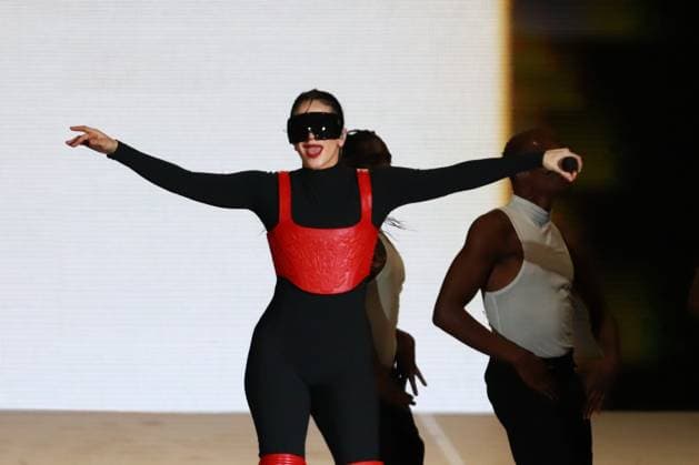April 28, 2023 in Mexico City, Mexico: Spanish urban music singer, Rosalia, performs before thousands of people in a free concert in the Mexico City Zocalo . On April 28, 2023 in Mexico City, Mexico. Mexico City Mexico - ZUMAe321 20230429_zia_e321_033 Copyright: xCarlosxSantiagox