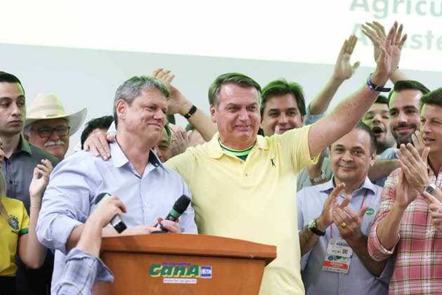News Themen der Woche KW18 News Bilder des Tages Feira Agrishow SAO PAULO (SP), 05 01 2023 - Agrishow International Agricultural Technology Fair in Acao - opening of the Agrishow fair was attended by former President Jair Bolsonaro and Governor Tarcisio de Freitas this Monday morning (01). Sao Paulo Brasil Copyright: xAndrexPerax