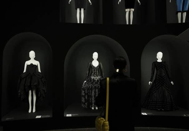 Fashion is on display at the Karl Lagerfeld: A Line of Beauty press preview on the morning before The Met Gala at The Metropolitan Museum of Art in New York City on Monday, May 1, 2023.  NYP202305019023 JOHNxANGELILLO